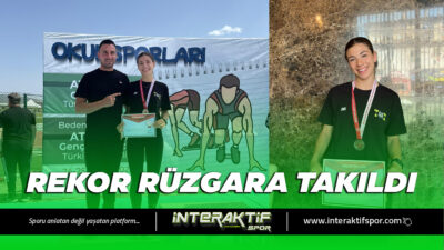 Türk Maarif Koleji sporcusu Ecem Çelik, Liselerarası (Gençler) Türkiye Atletizm
