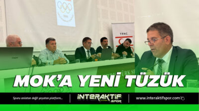 KKTC Milli Olimpiyat Komitesi (MOK) Başkanı Orçun Kamalı ve yönetimi,