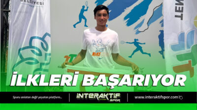 Kıbrıslı Türk milli tenisçi Aren Baybars başarı basamakalarını teker teker