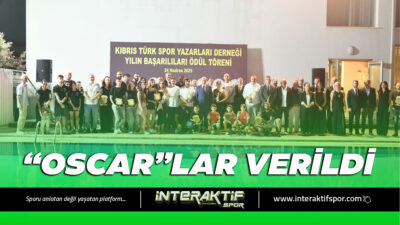 Kıbrıs Türk Spor Yazarları Derneği tarafından geleneksel olarak düzenlenen Yılın