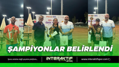 Bobajoy Bubble Tea Cup tenis turnuvası tamamlandı.