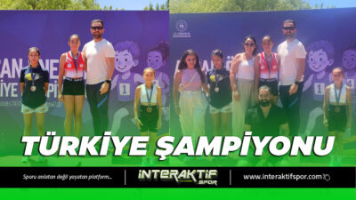 Azra Avcı, Aycan Önel U14 Türkiye Şampiyonası’nda yüksek atlama branşında