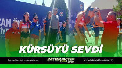 Sezgin Şeren, Aycan Önel U14 Türkiye Şampiyonası’nda uzun atlama branşında