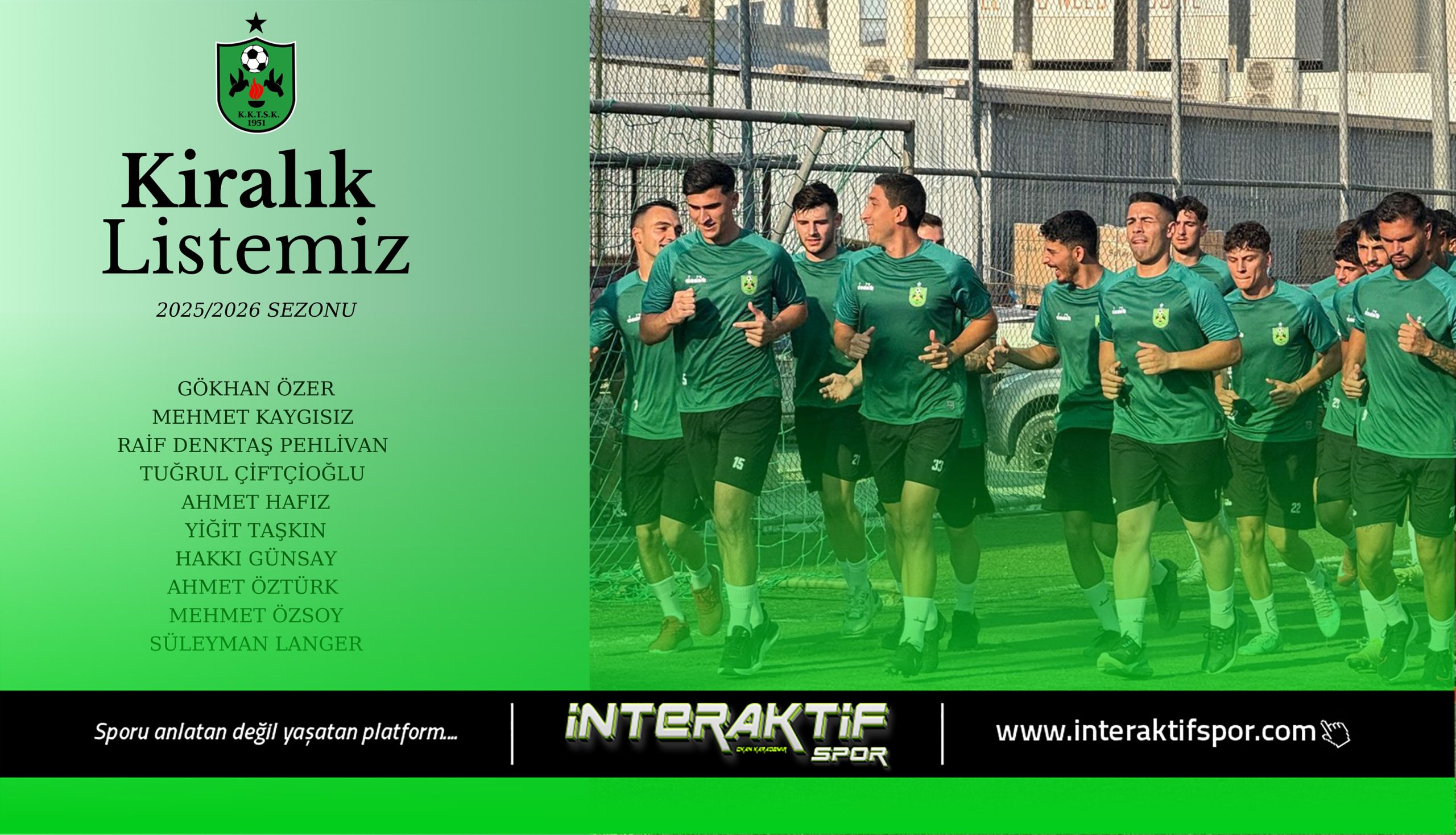 Süper Lig’in başkent temsilcilerinden Küçük Kaymaklı’da kiralanacak oyuncuların listesi açıklandı.