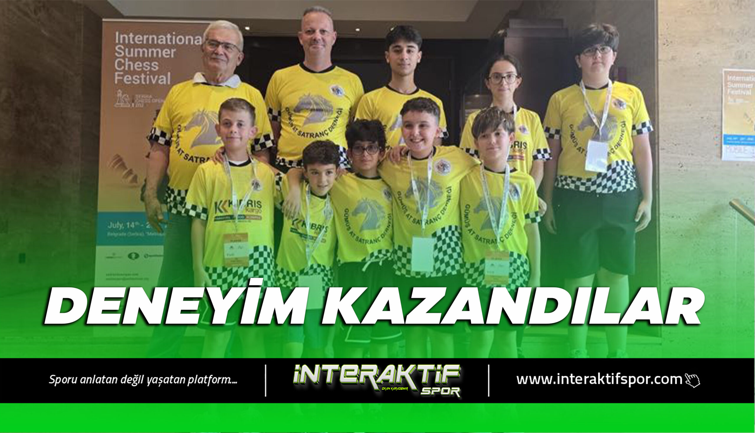 Gümüş At Satranç Derneği’nden 13 oyuncu, 14-20 Temmuz’da gerçekleşen 5.Uluslararası