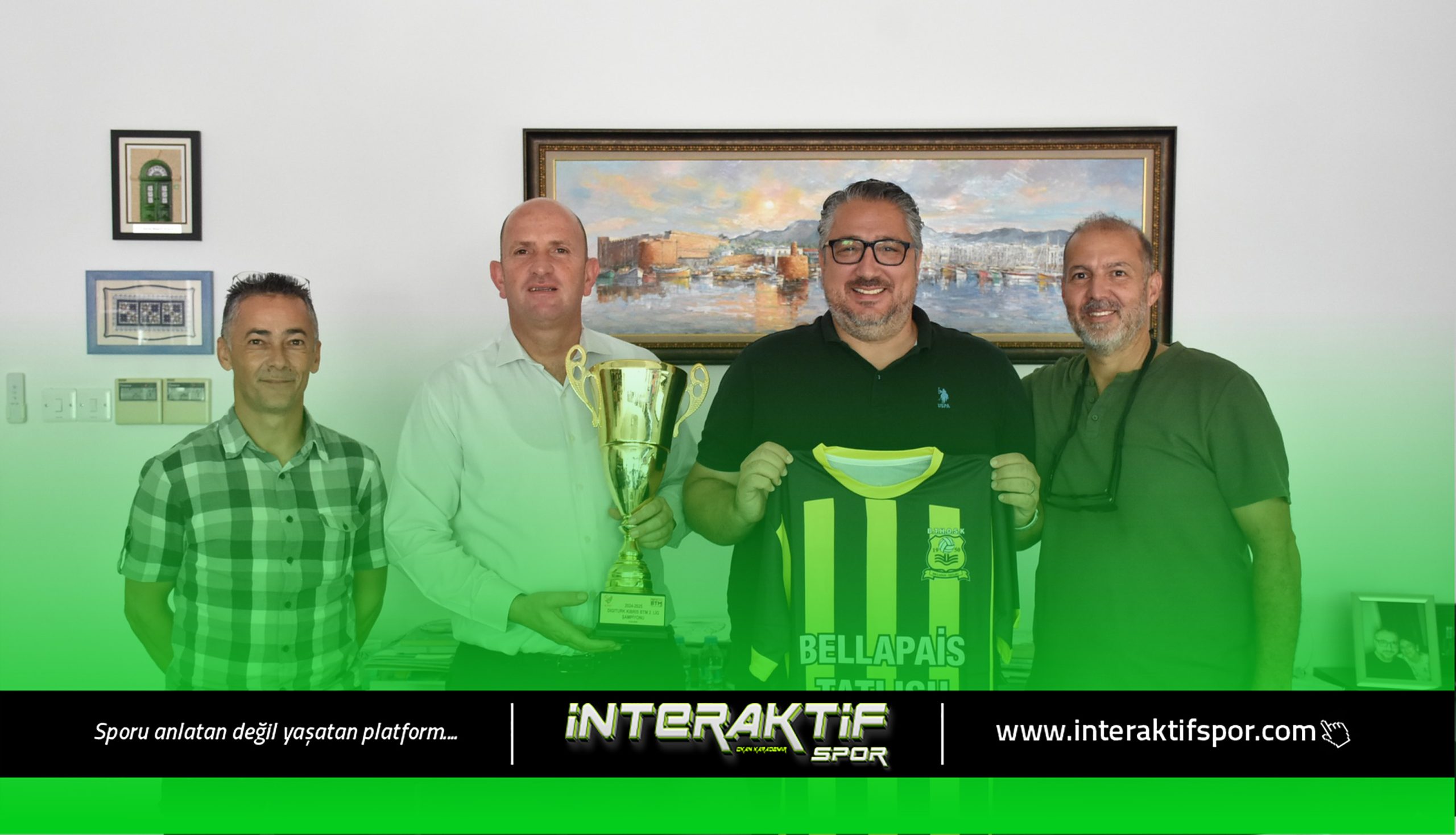 Digiturk Kıbrıs BTM 2. Lig şampiyonu olarak Digiturk Kıbrıs BTM
