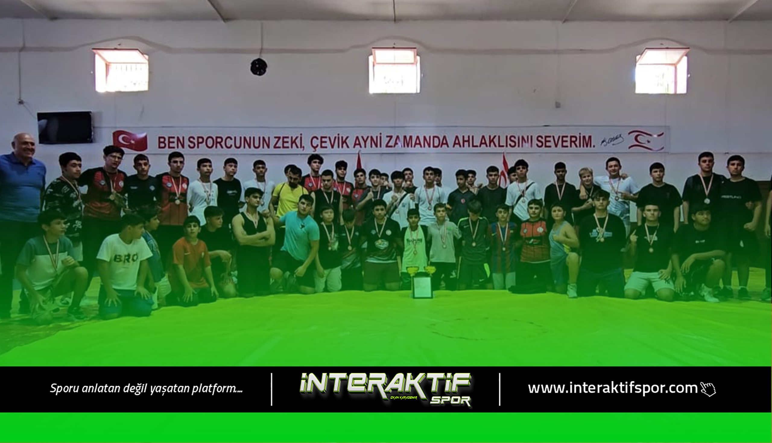 Bilal İneci Yıldızlar Güreş Müsabakaları’nda Lefkoşa Güreş İhtisas Kulübü ile