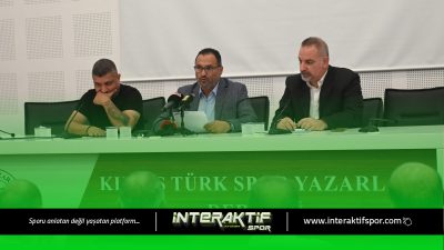 Kıbrıs Türk Spor Yazarları Derneği (KTSYD) Başkanı Necati Özsoy, KTFF