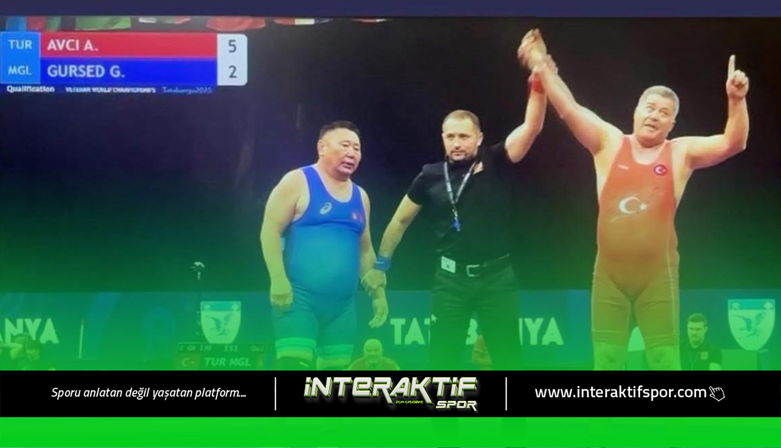 Macaristan’da düzenlenen Veteranlar Grekoromen Dünya Şampiyonası’nda mindere çıkan Volkan Avcı,