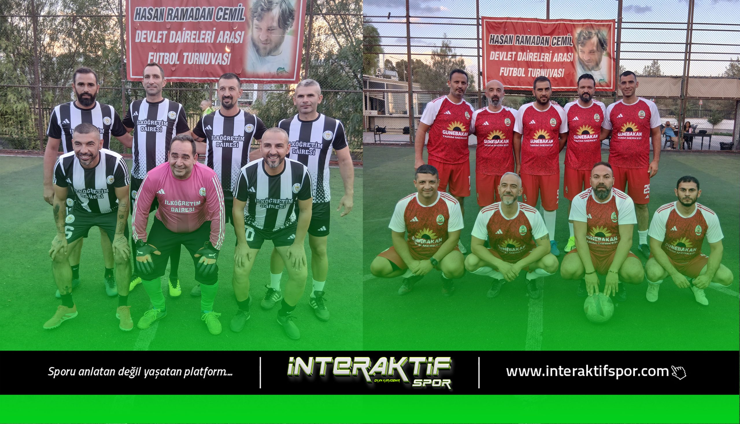Hasan Ramadan Cemil 15.Devlet Daireleri arası halı saha futbol turnuvasında