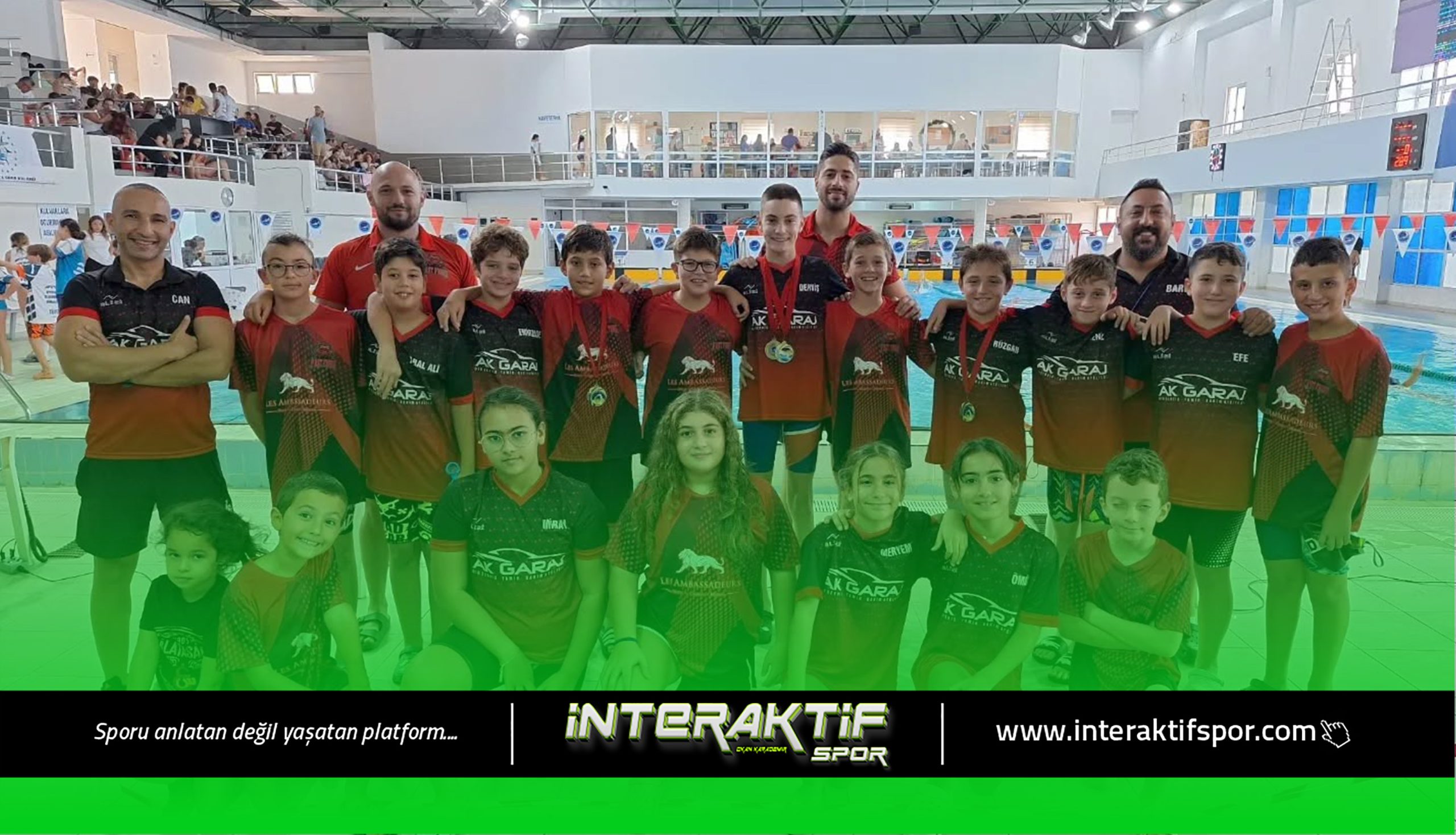 MİNİK KULAÇLAR YARIŞTI: KKTC Su Sporları Federasyonu organize edilen 7-12