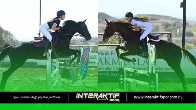 KKTC Binicilik Federasyonu tarafından düzenlenen engel atlama müsabakalarının 8. ayağı