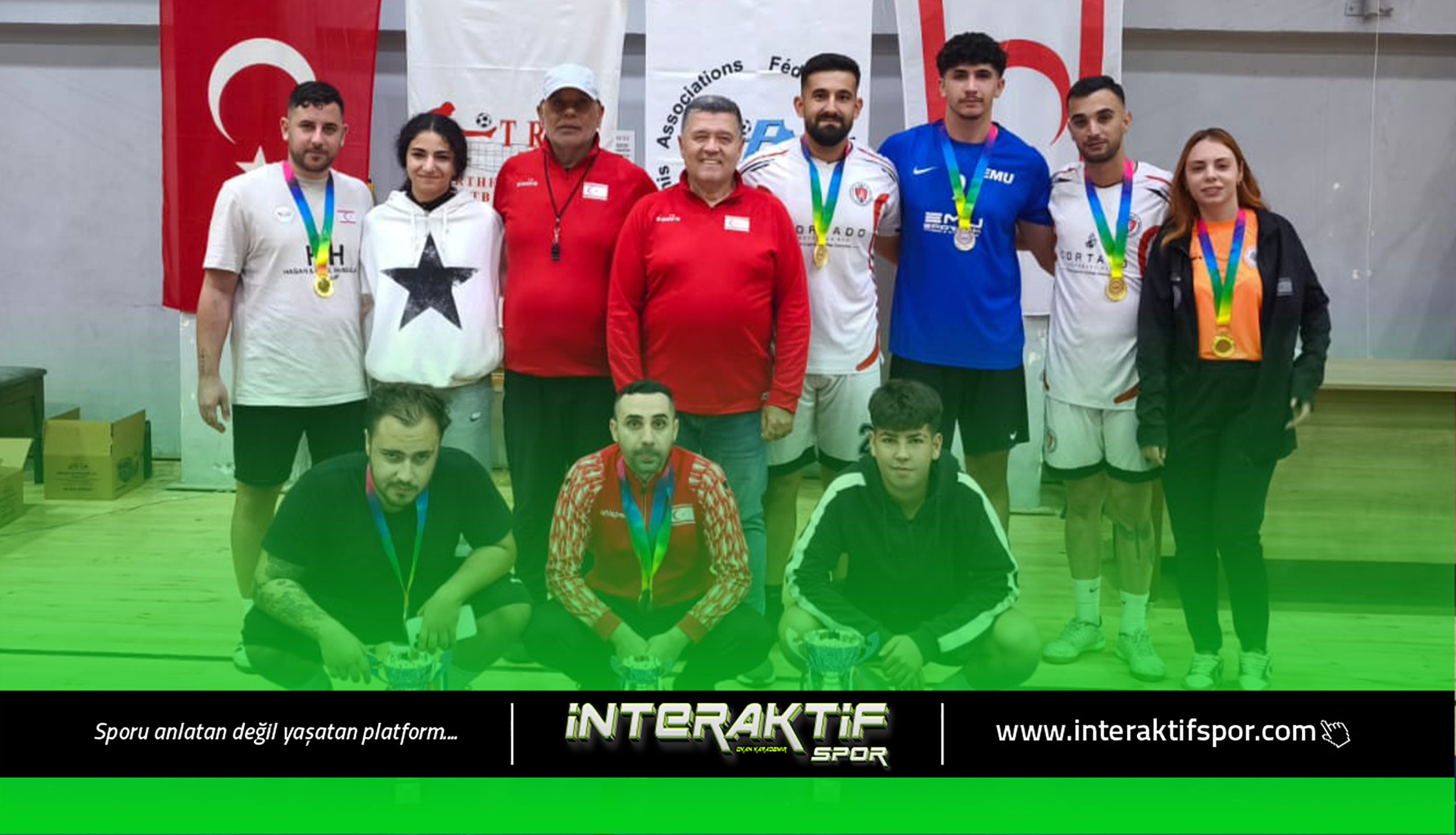 Futbol Tenisi Cumhuriyet Kupası’nda erkeklerde Ada Spor kadınlarda DAÜ şampiyon