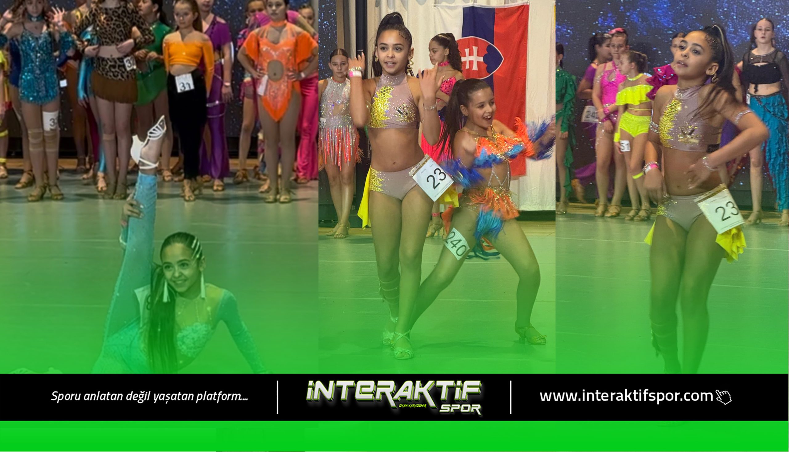 Başarılı Latin dansçılarımızdan Su Sönmez, Polonya’da yapılan IDO World Dance