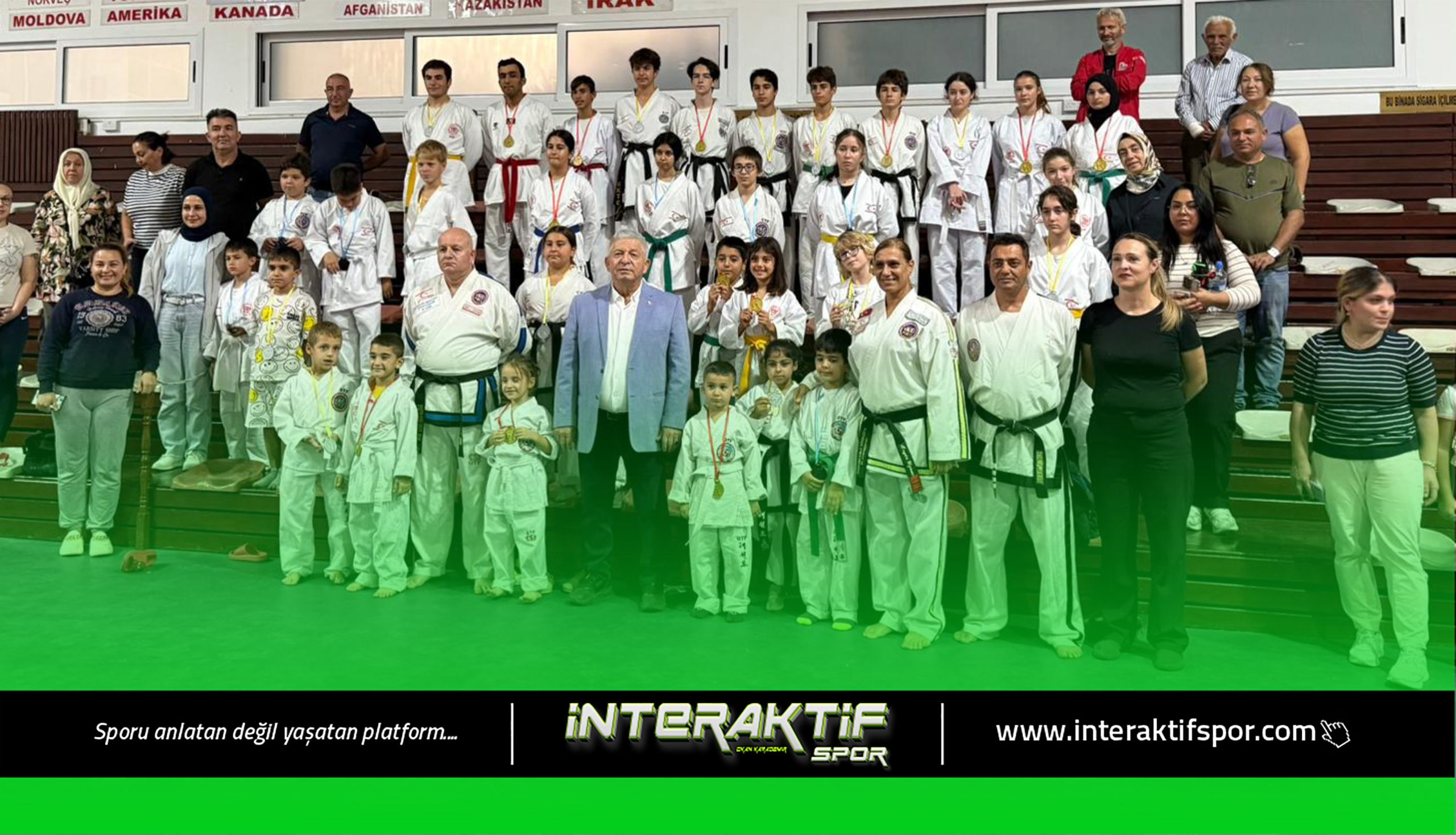 Taekwondo ve Karateciler KKTC’nin kuruluşu için kıyasıya mücadele ettiler.