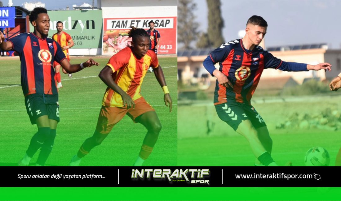 AKSA Süper Lig 10. hafta mücadelesinde Yeniboğaziçi ile Çetinkaya 1-1