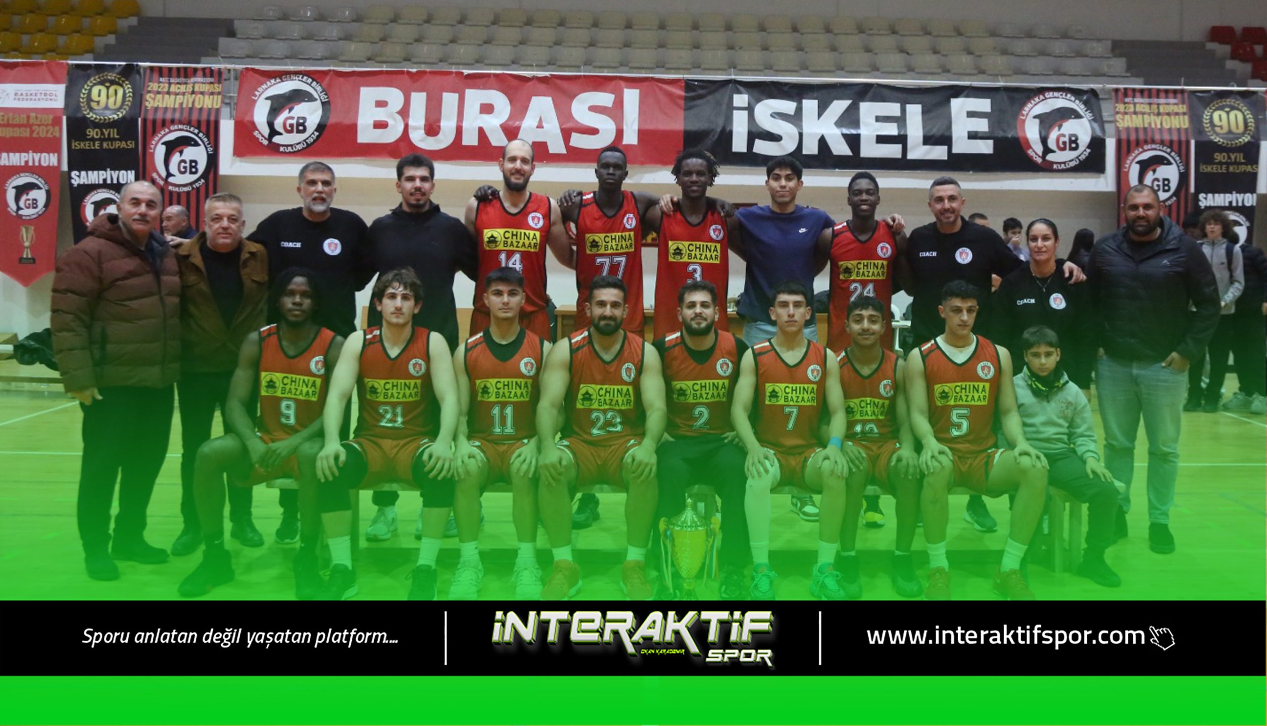 Geleneksel İskele Kupası’nın finali, yüzlerce basketbolseverin doldurduğu tribünler önünde tam