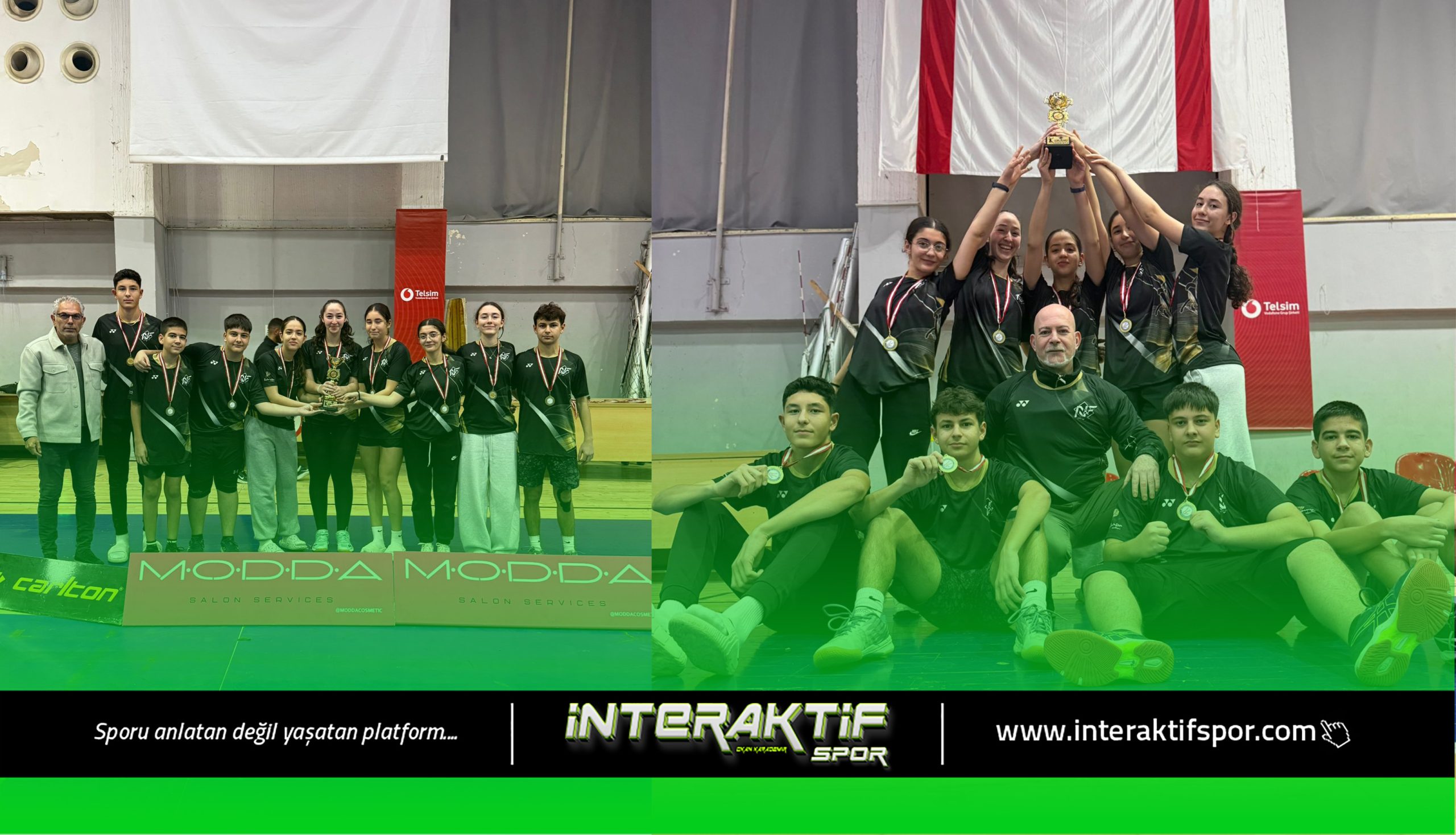 KKTC Badminton Federasyonu tarafından düzenlenen Carlton Yıldızlar Ligi, Lefkoşa Atatürk