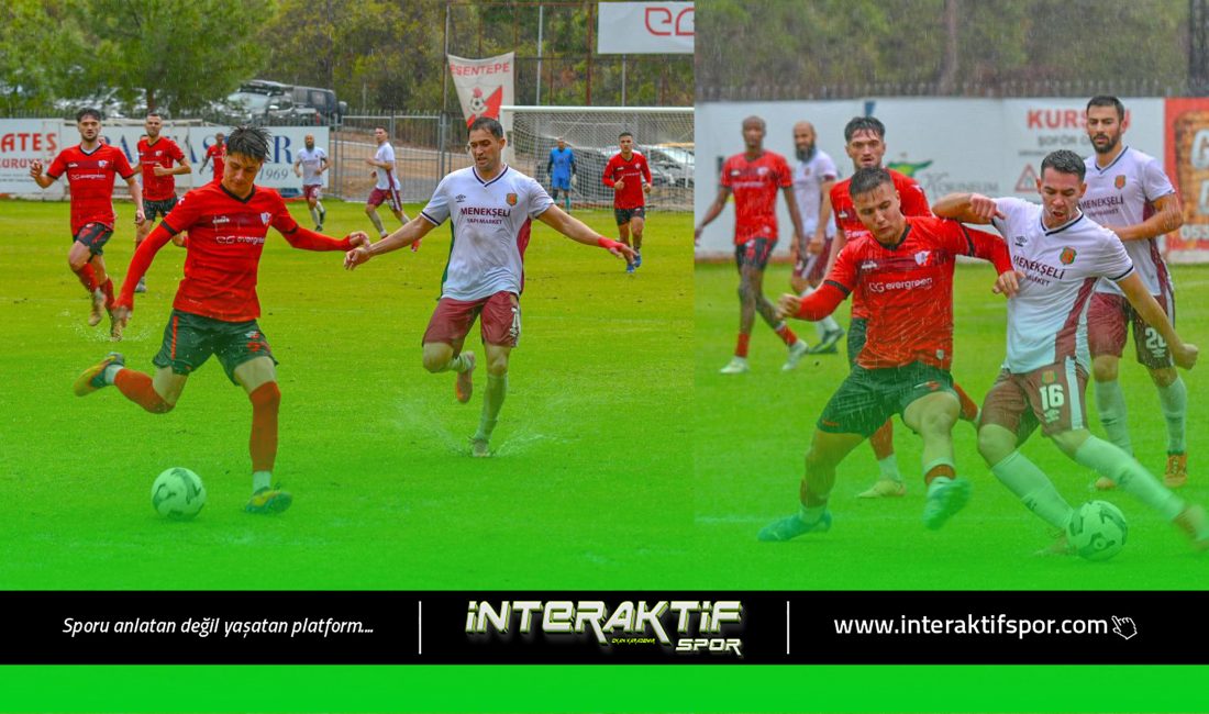 AKSA Süper Lig 12. haftasında sağanak yağmur altında oynanan karşılaşmada