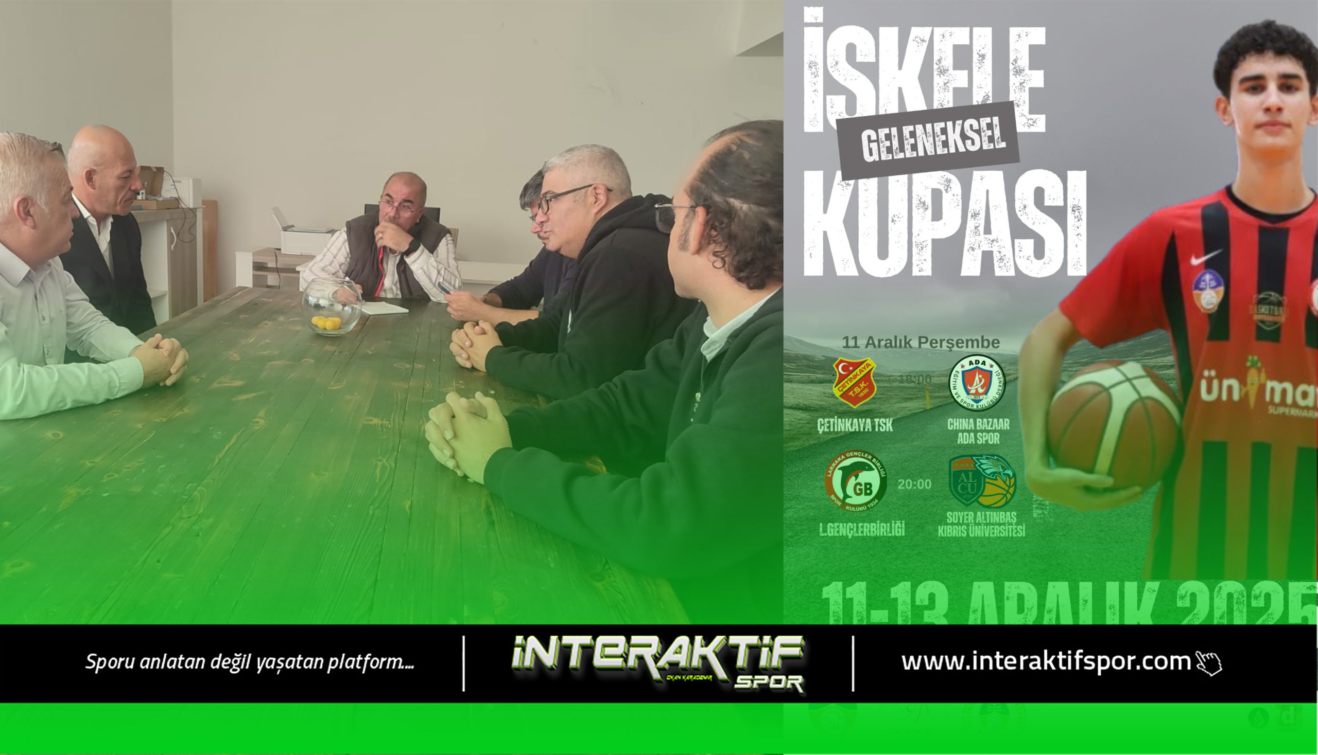 Geleneksel İskele Kupası’nda kura çekimi yapıldı ve eşleşmeler belli oldu.