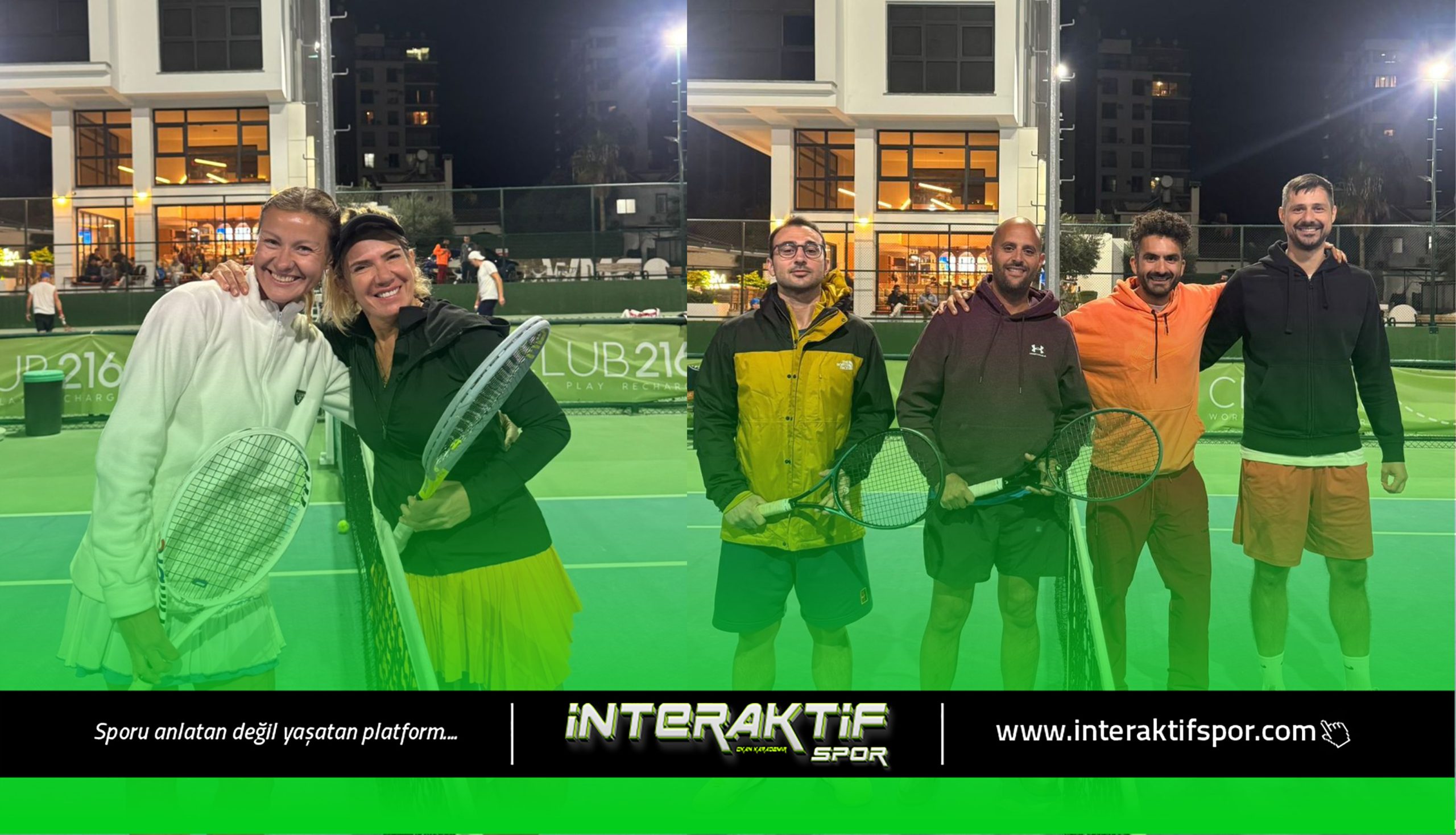 Kuzey Kıbrıs Tenis Federasyonu (KKTF) ile CLUB216 tarafından düzenlenen CLUB216