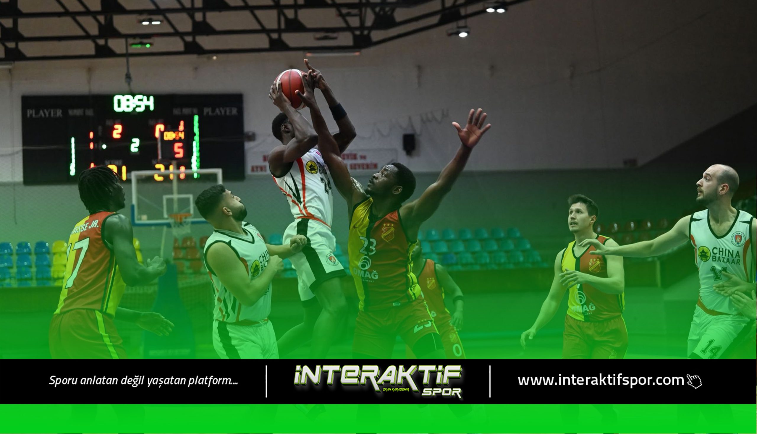 Basketbol Kılıf&Kılıf Pro Lig’de Lefkoşa Atatürk Spor Salonu’nda oynanan karşılaşmada