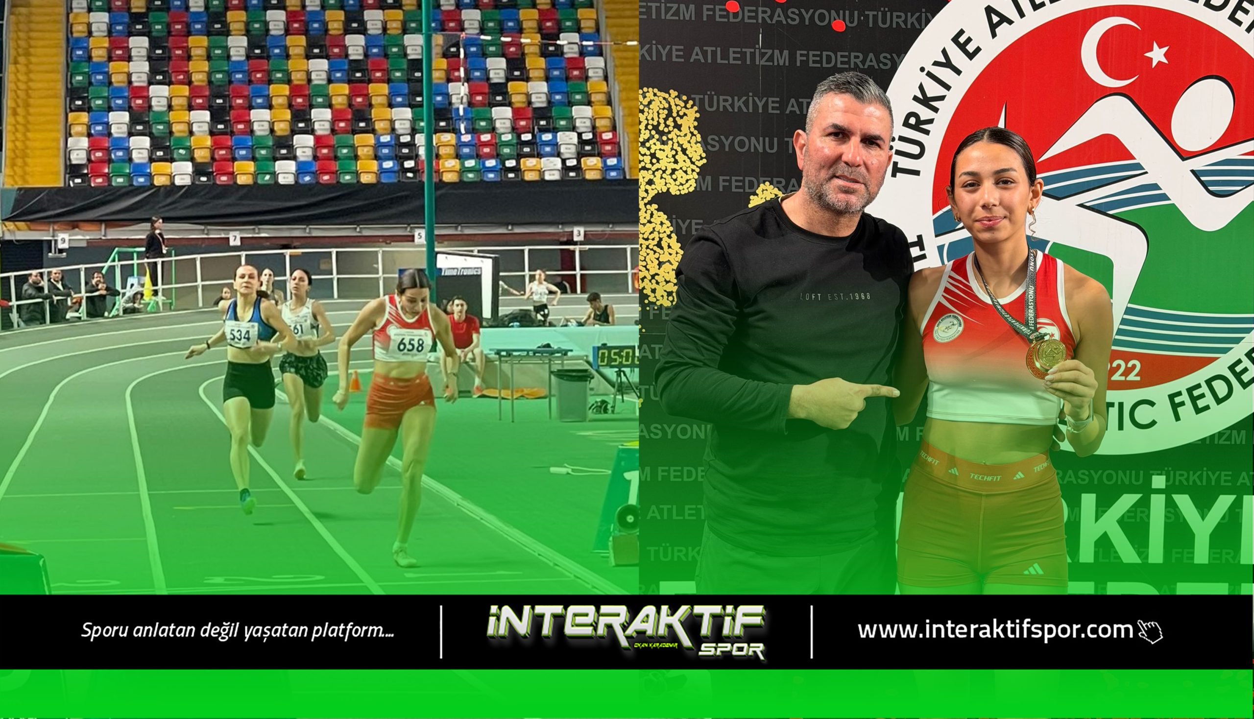 KKTC Atletizm Federasyonu’nun gelecek vaat eden atletlerinden Ada Kafa, 800