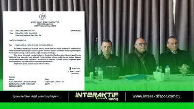 Bir grup futbol antrenörünün Kıbrıs Türk Futbol Antrenörleri Derneği’ne (KTFAD)
