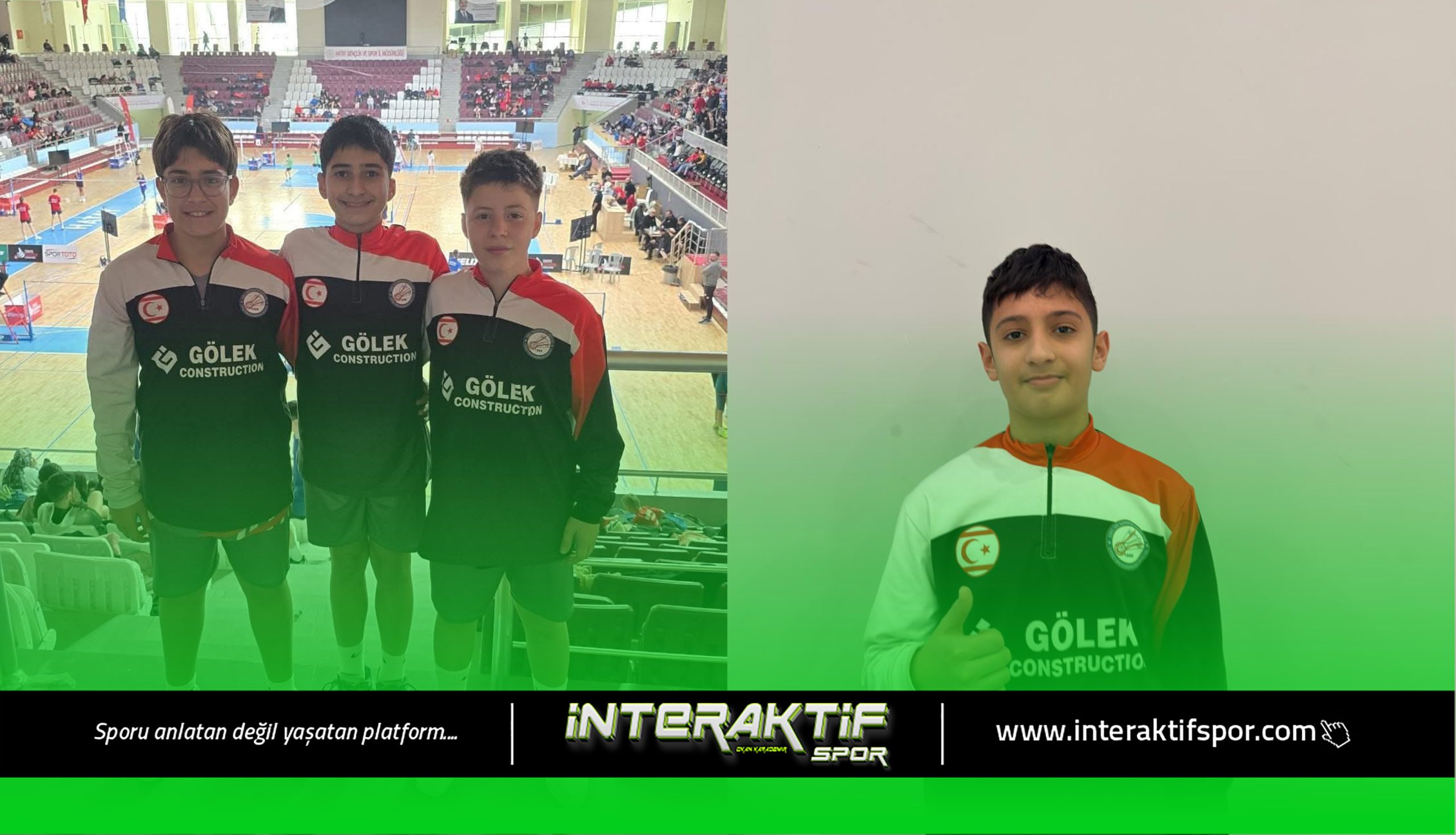 Hatay'da düzenlenen U15 Türkiye Badminton Şampiyonası’nda mücadele eden sporcularımız Arın