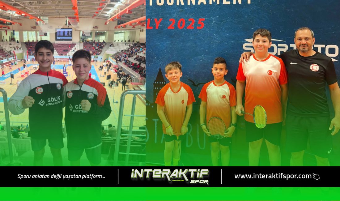 Türkiye Badminton Federasyonu tarafından Hatay’da düzenlenen U15 Türkiye Badminton Şampiyonası’nda