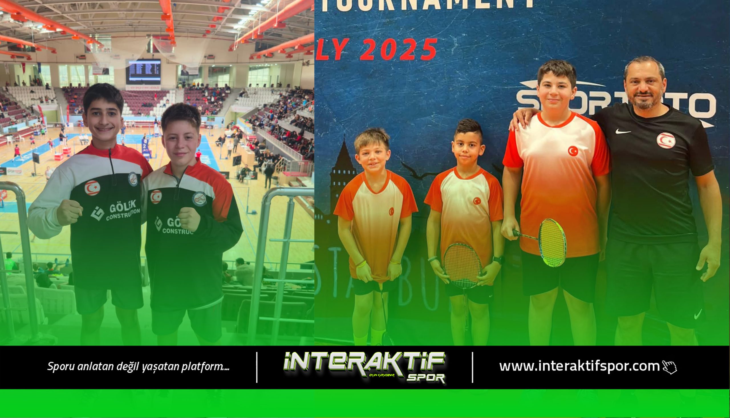 Türkiye Badminton Federasyonu tarafından Hatay’da düzenlenen U15 Türkiye Badminton Şampiyonası’nda