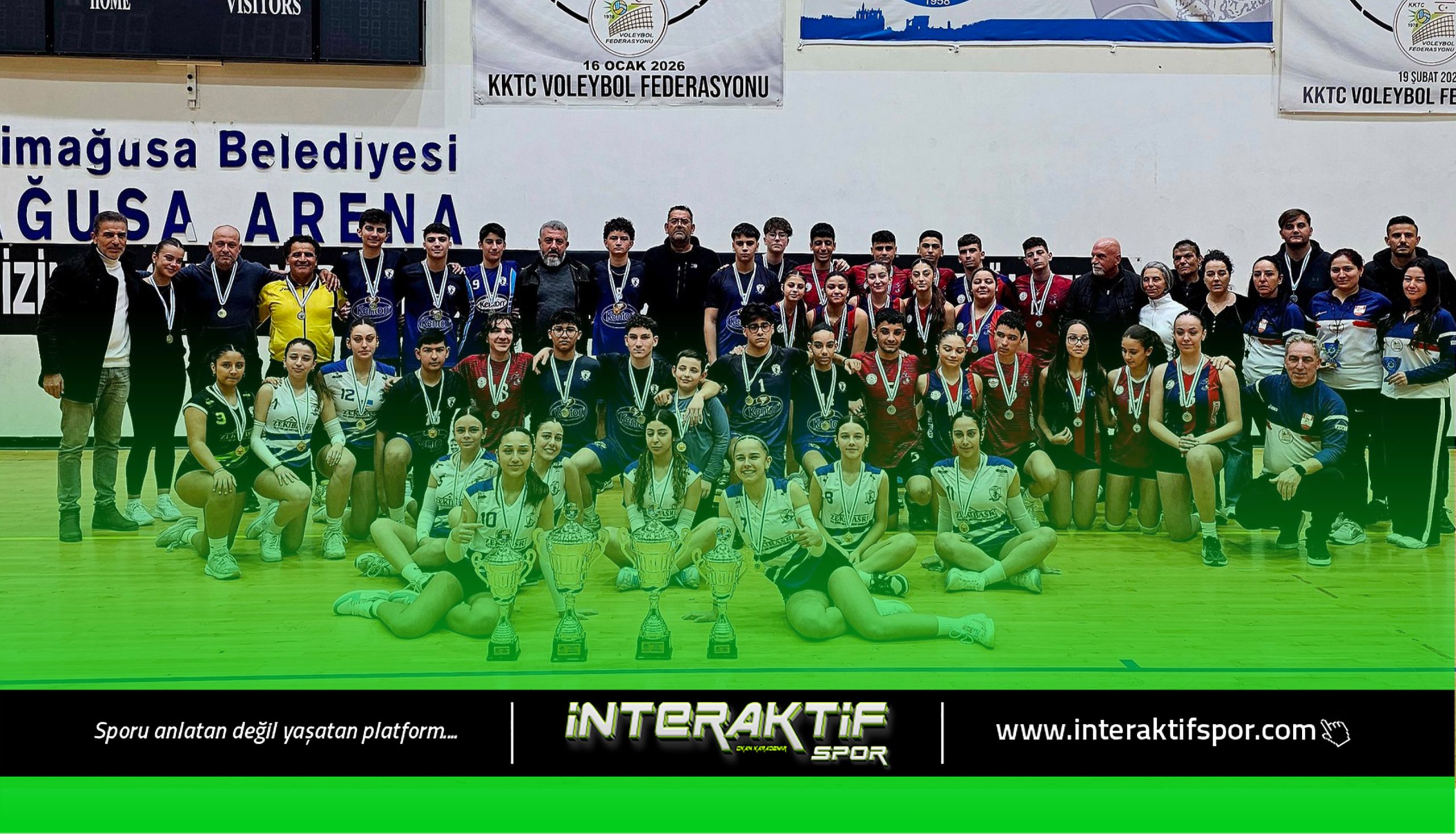 Voleybolda bu yıl üçüncüsü düzenlenen Şampiyon Melekler Kupasını hem kızlarda