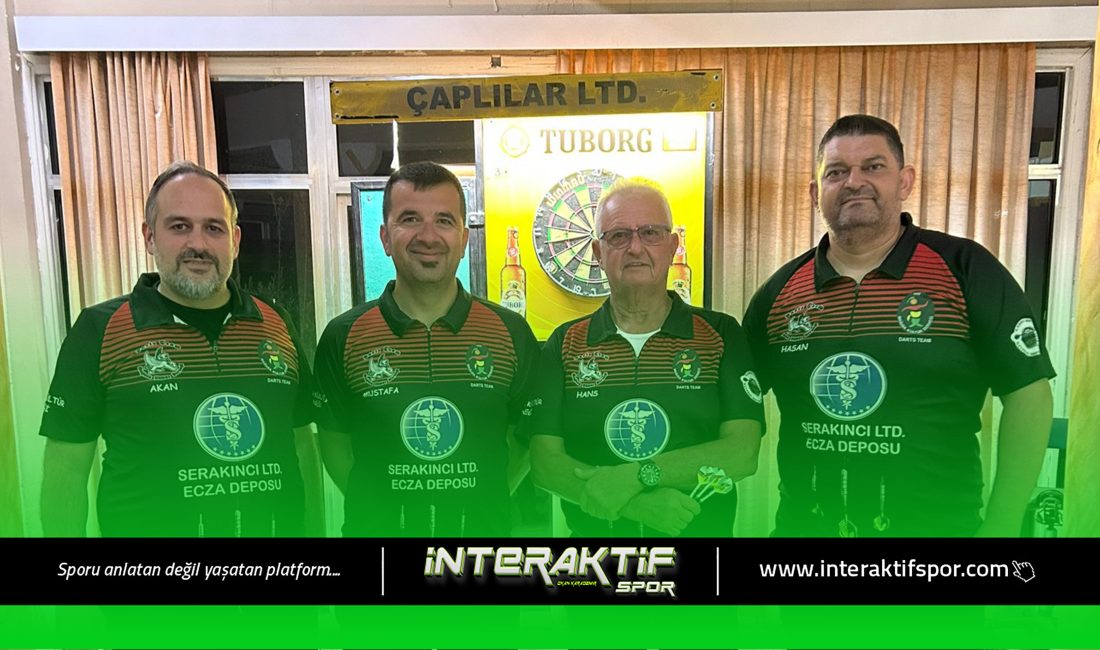 Kuzey Kıbrıs Darts Federasyonu tarafından düzenlenen Tuborg Birinci Ligi'nde onuncu