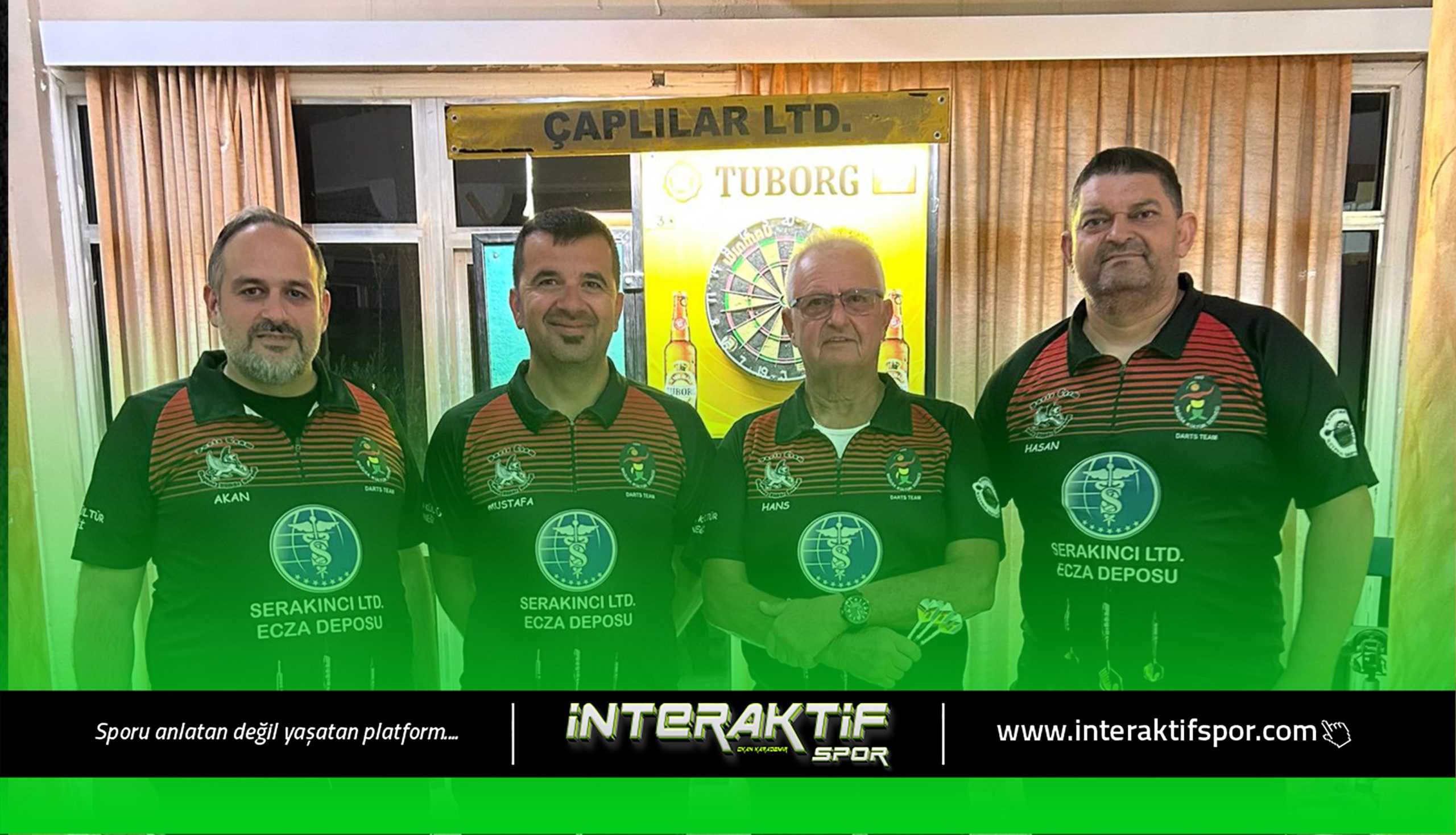 Kuzey Kıbrıs Darts Federasyonu tarafından düzenlenen Tuborg Birinci Ligi'nde onuncu