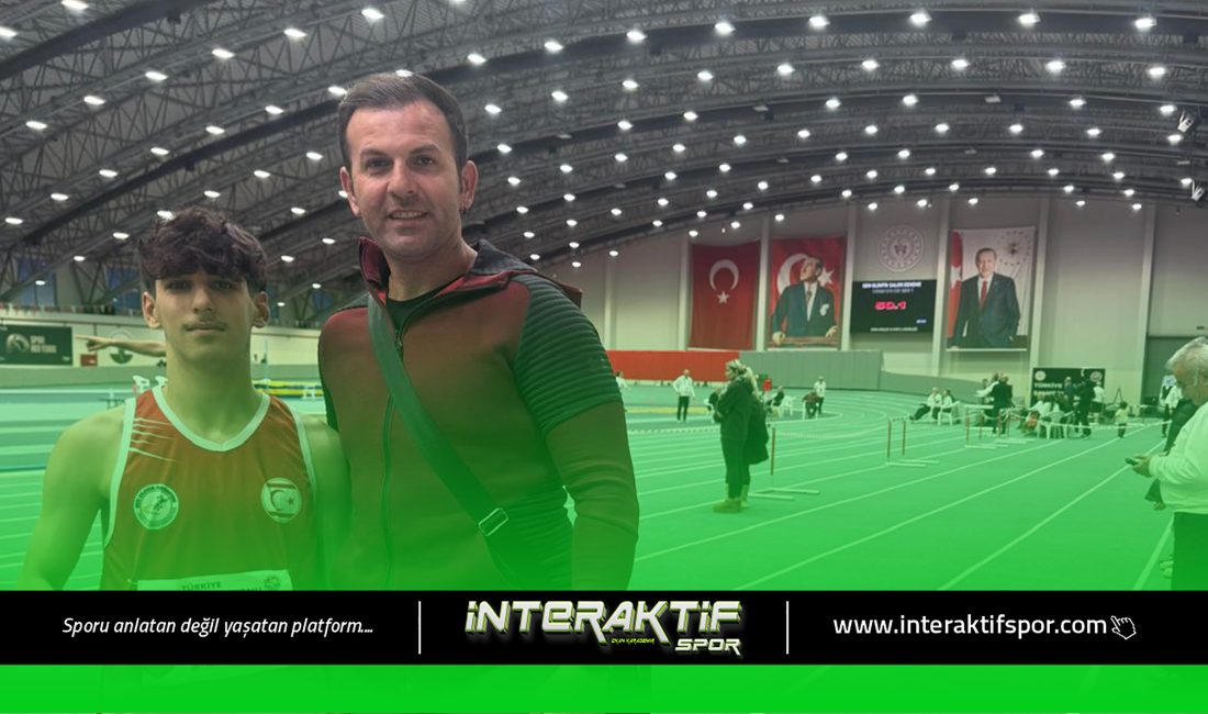 KKTC Atletizm Federasyonu’nun gelecek vaat eden atletlerinden Erol Efe Bilmez,