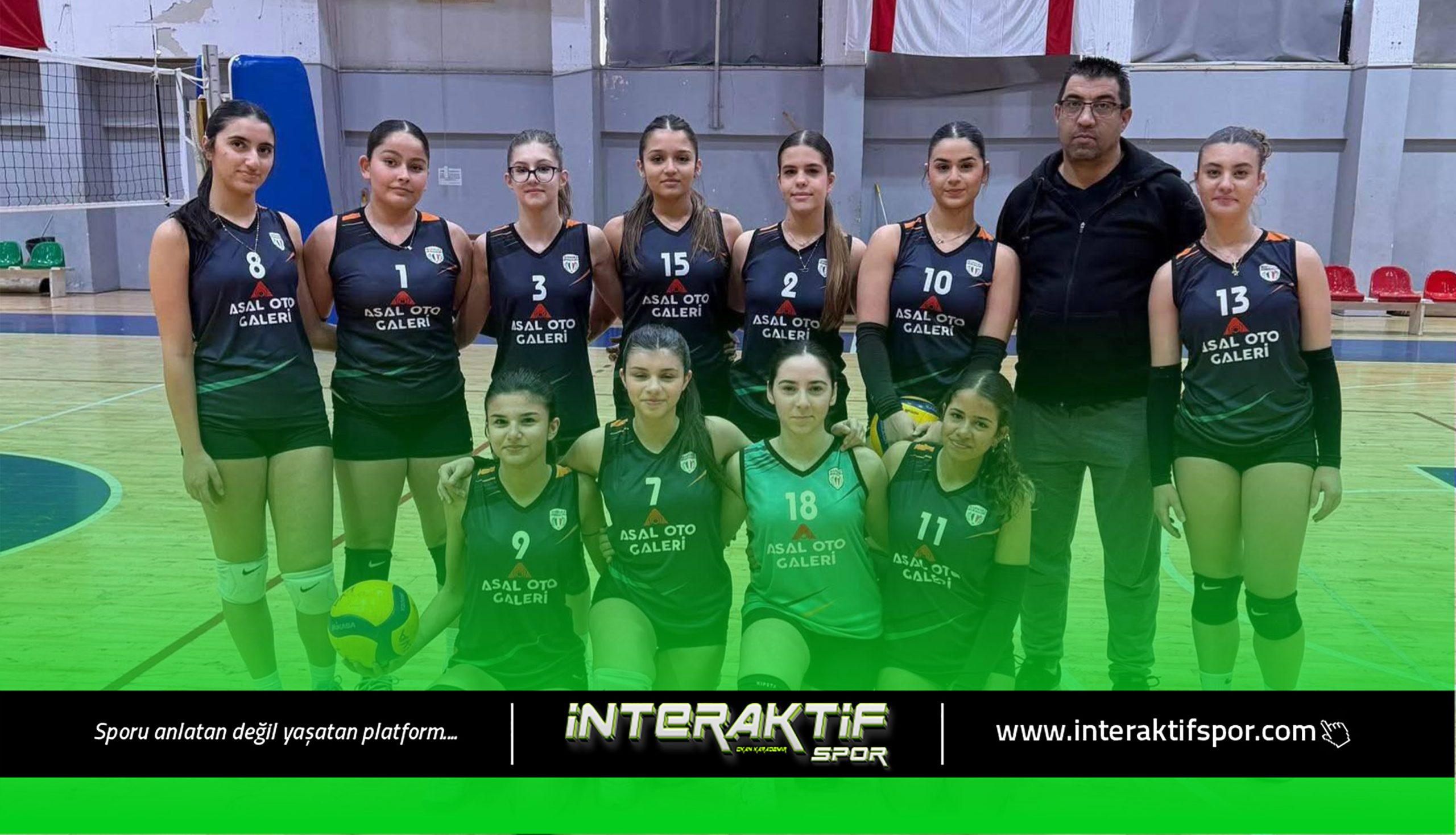 Voleybol Federasyonu tarafından organize edilen U15 Kızlar Ligi’nde ilk hafta