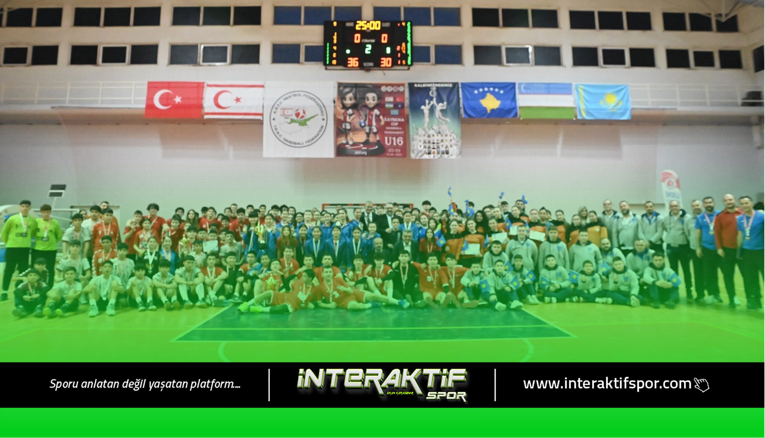 KKTC Hentbol Federasyonu, Spor Dairesi Müdürlüğü ve Girne Belediyesi’nin katkıları