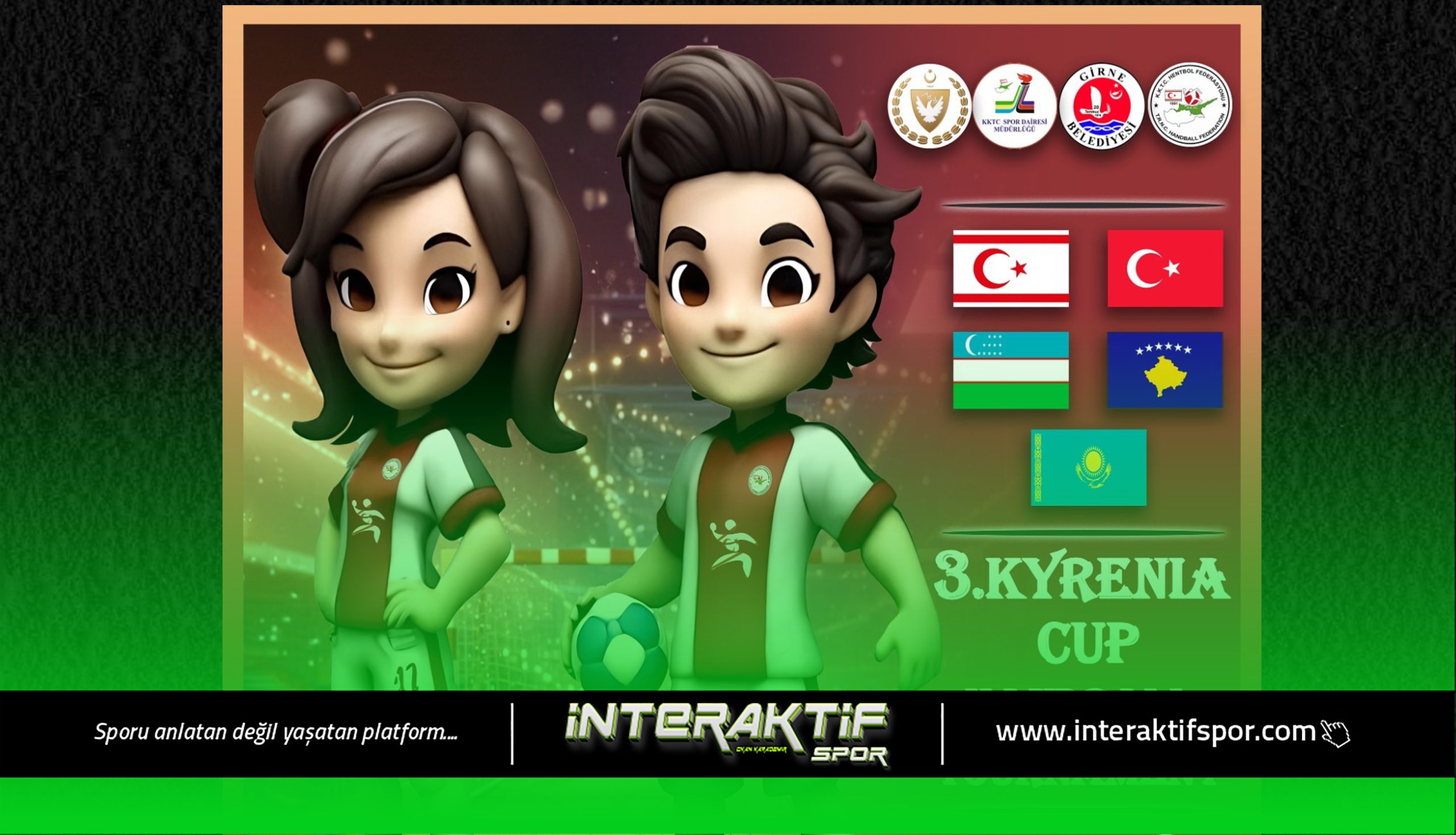 Hentbolda Kyrenia Cup organizasyonunun bu yıl üçüncüsü düzenleniyor. 