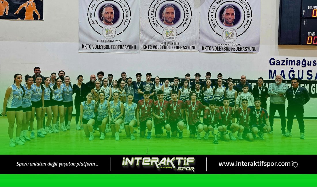 Voleybolda 3. Osman Çetintaş Kupası’nı kızlarda ve erkeklerde GMBÇŞ kazandı.