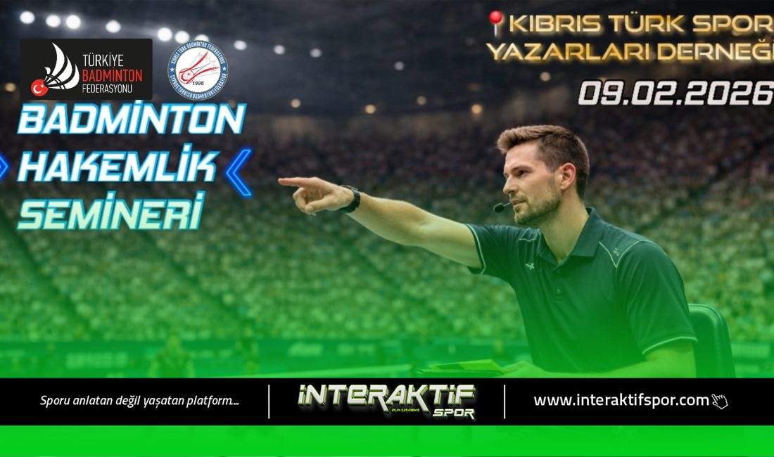 Kıbrıs Türk Badminton Federasyonu, hakem semineri düzenliyor.