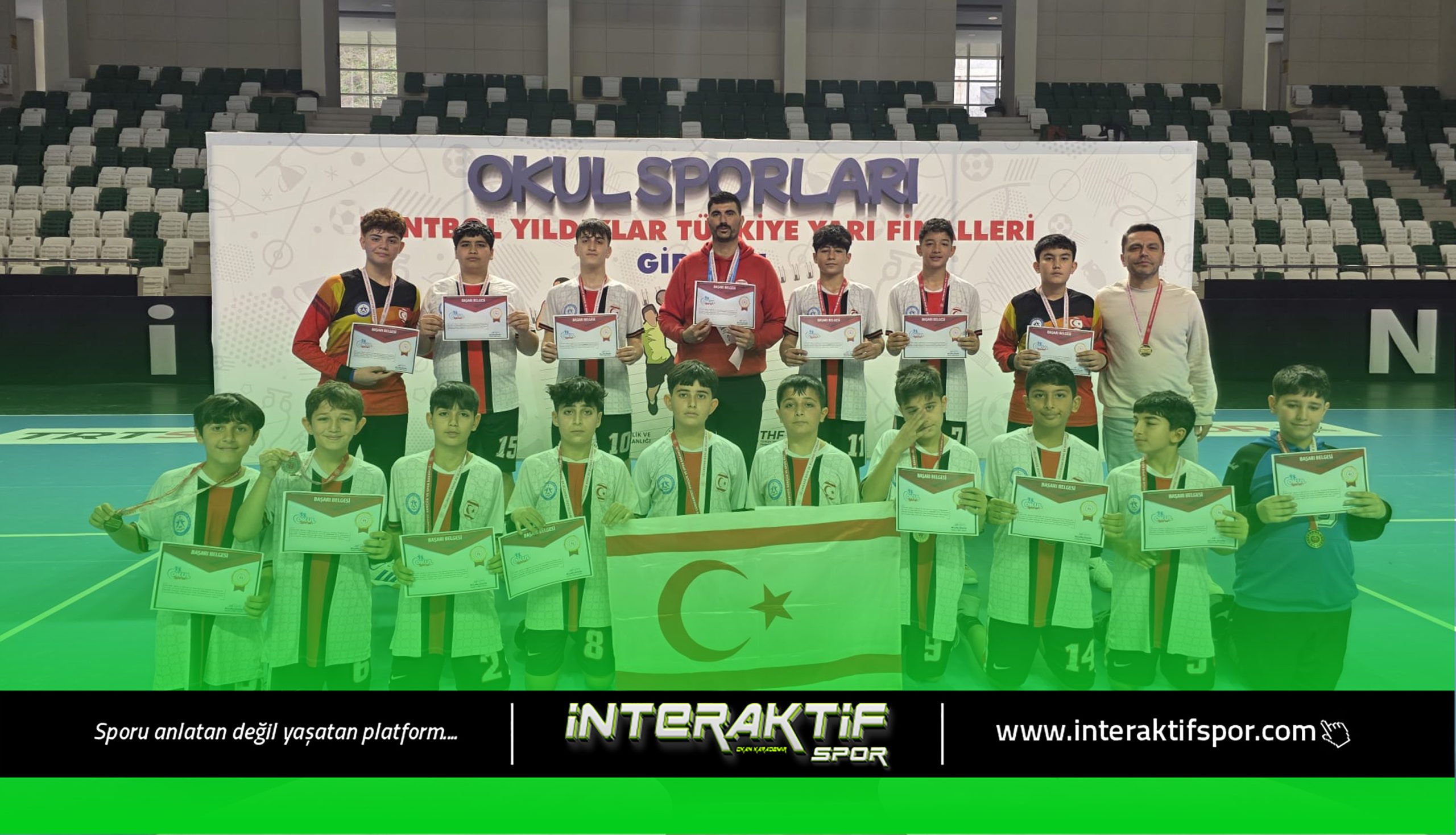 Giresun’da düzenlenen Hentbol Ortaokul (Yıldızlar) Türkiye Yarı Finalleri’nde ülkemizi temsil