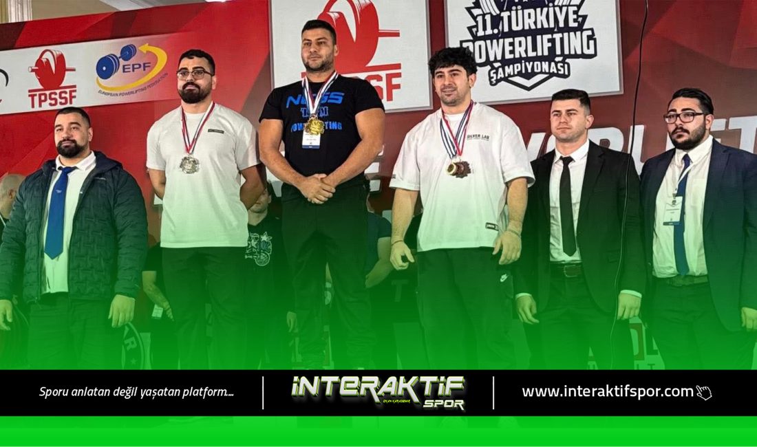 Hüsnü Batıkan Aliş, Powerlifting Türkiye Şampiyonası’nda 93 kilogramda Türkiye şampiyonu