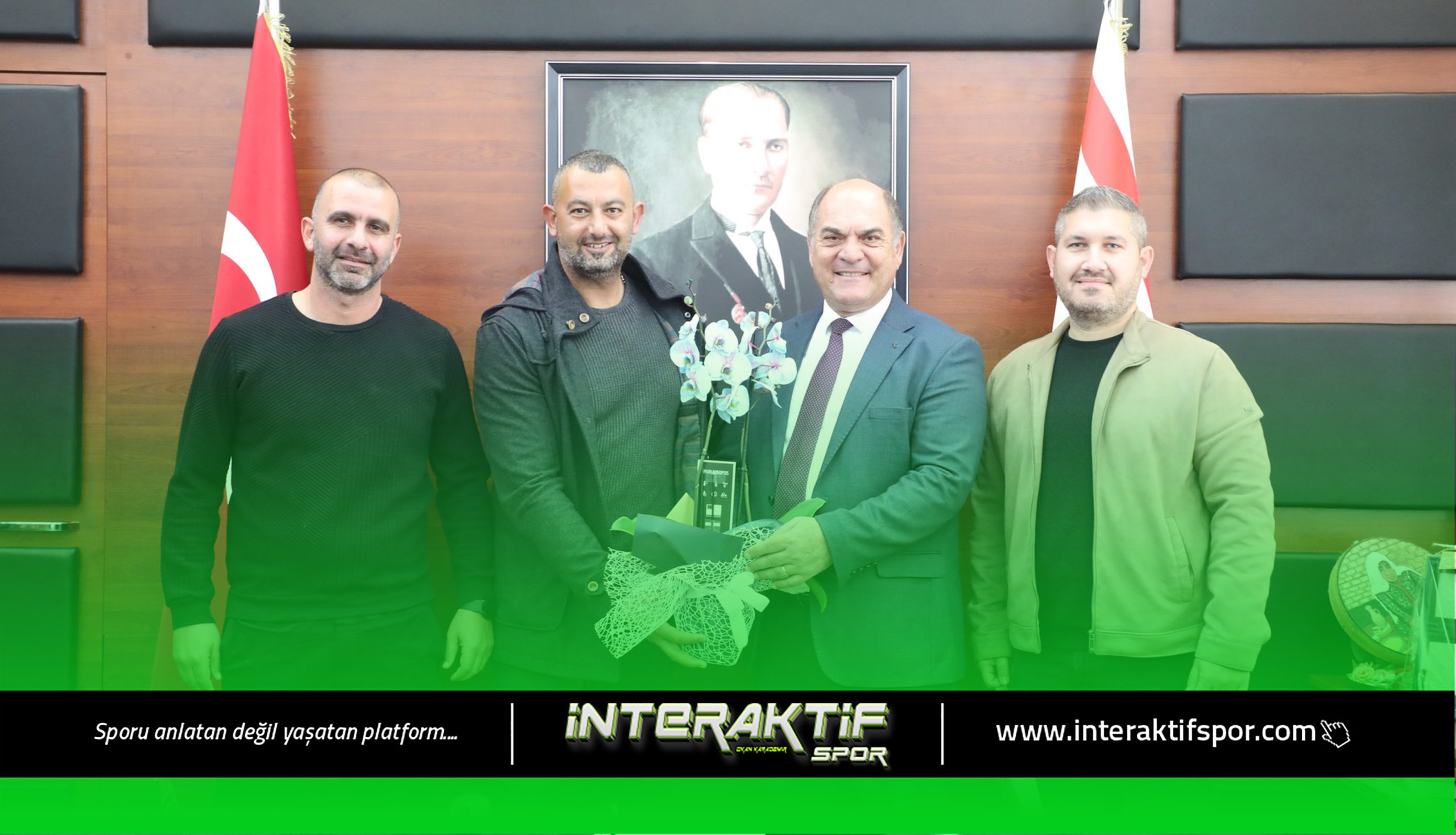 Değirmenlik Akıncılar Belediyesi Başkanı Ali Karavezirler, Düzova Spor Kulübü Başkanı