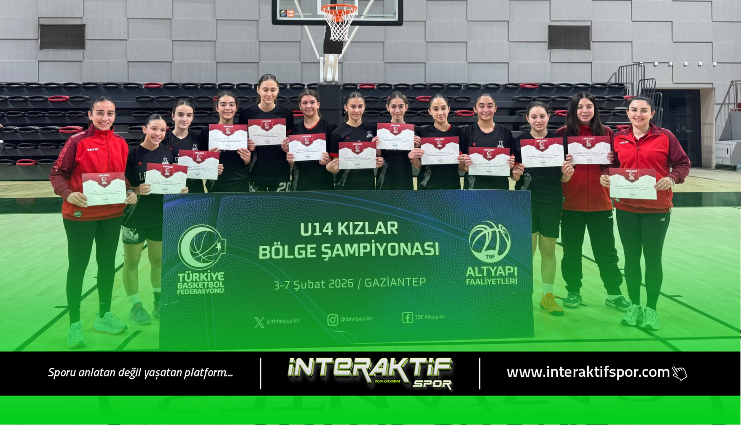 Türkiye Basketbol Federasyonu (TBF) tarafından 3-7 Şubat 2026 tarihlerinde Gaziantep’te