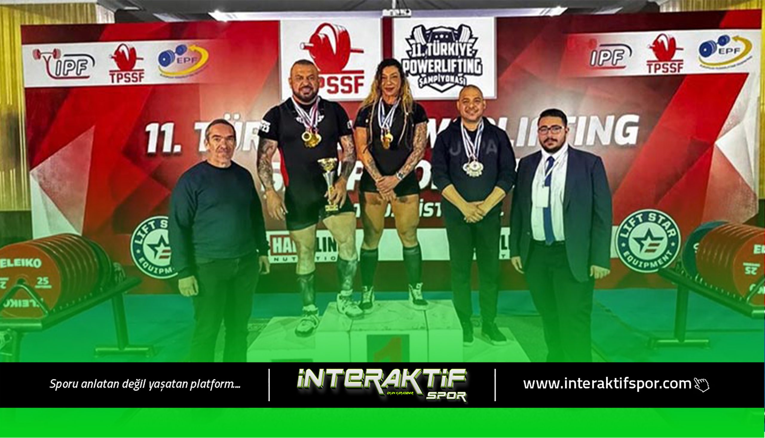 KKTC Halter ve Vücut Geliştirme Federasyonu milli takım sporcuları Mehmet