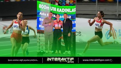 KKTC Atletizm Federasyonu’nun gelecek vaat eden milli atleti Ada Kafa,