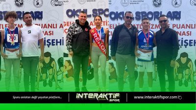 Türkiye Liseler Atletizm Finalleri, Eskişehir’de gerçekleşti. Ülkemizde başarılı olarak katılım