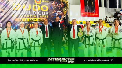 2026 Dünya Budo Kupasında kadınlarımız Hyong/Kata disiplininde şampiyon oldular.