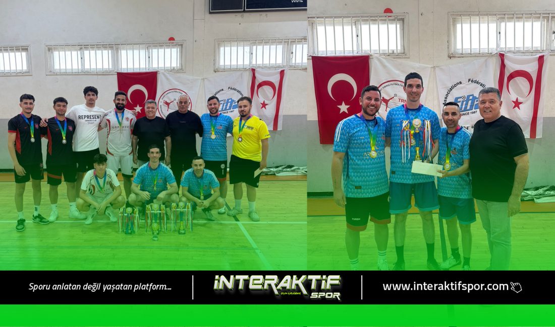 Futbol tenisinde toplam 44 Bin TL para ödülünün de dağıtıldığı