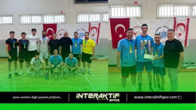 Futbol tenisinde toplam 44 Bin TL para ödülünün de dağıtıldığı